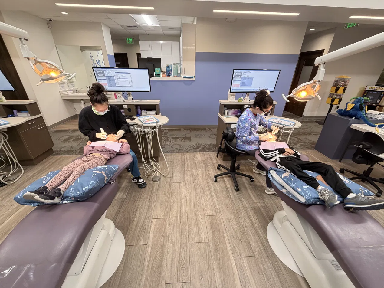 Elliot and Louise at Newport Pediatric Dentistry, May 2026