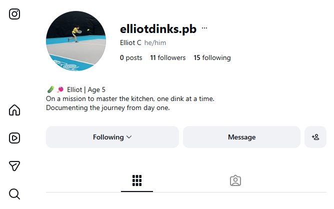 elliotdinks.pb Instagram profile — On a mission to master the kitchen, one dink at a time
